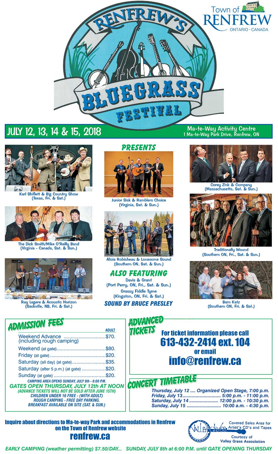 Renfrew's Bluegrass Festival