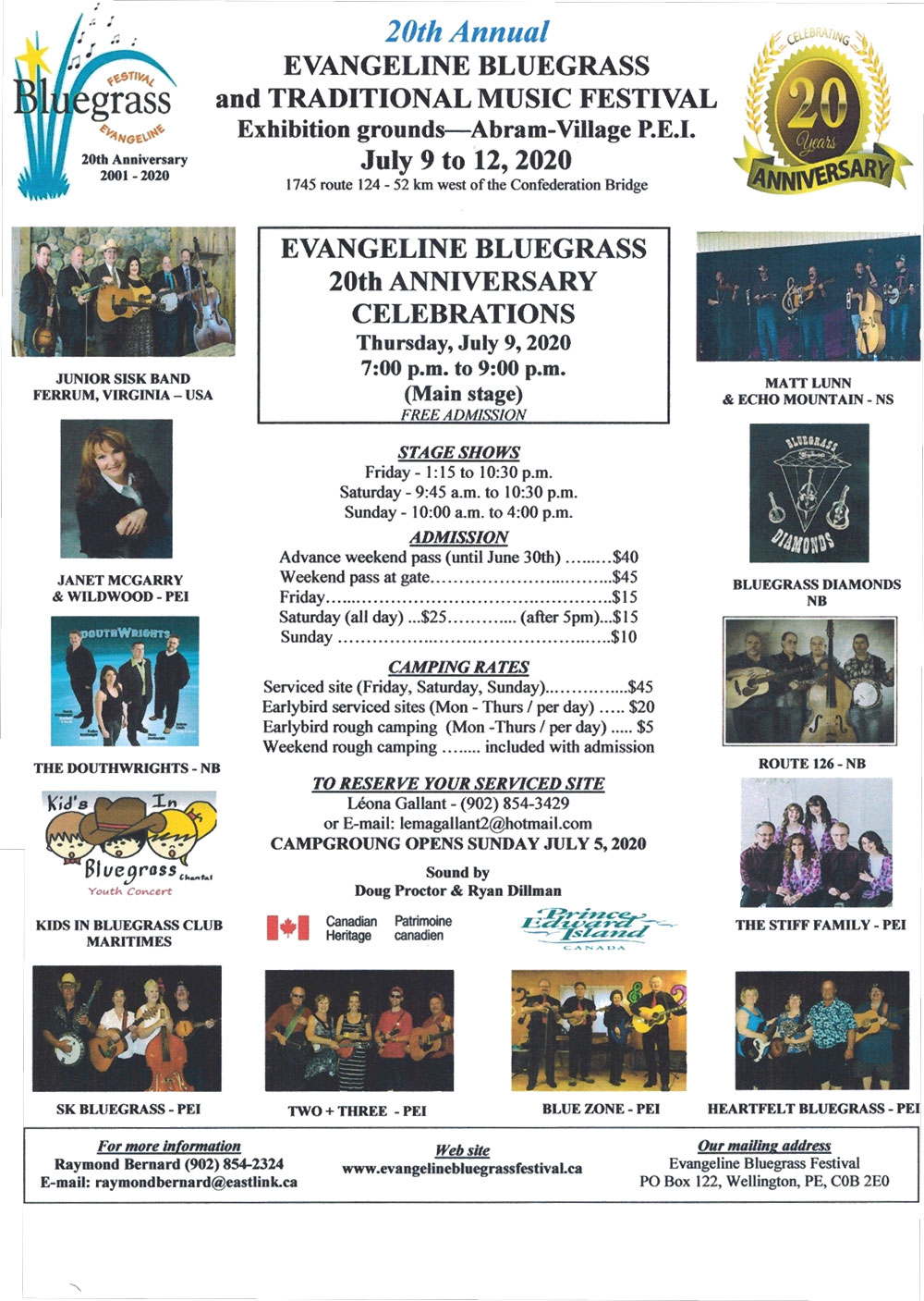 Evangeline Bluegrass and Traditional Music Festival
