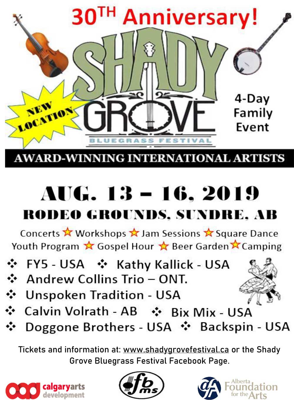 The Shady Grove Bluegrass Festival