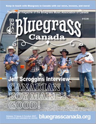Bluegrass Canada Magazine Issue 15-4 Oct 2021