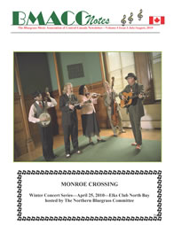 Bluegrass Canada magazine Issue 4-3 July 2010