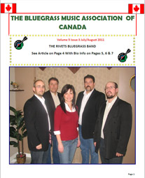 Bluegrass Canada magazine Issue 5-3 July 2011