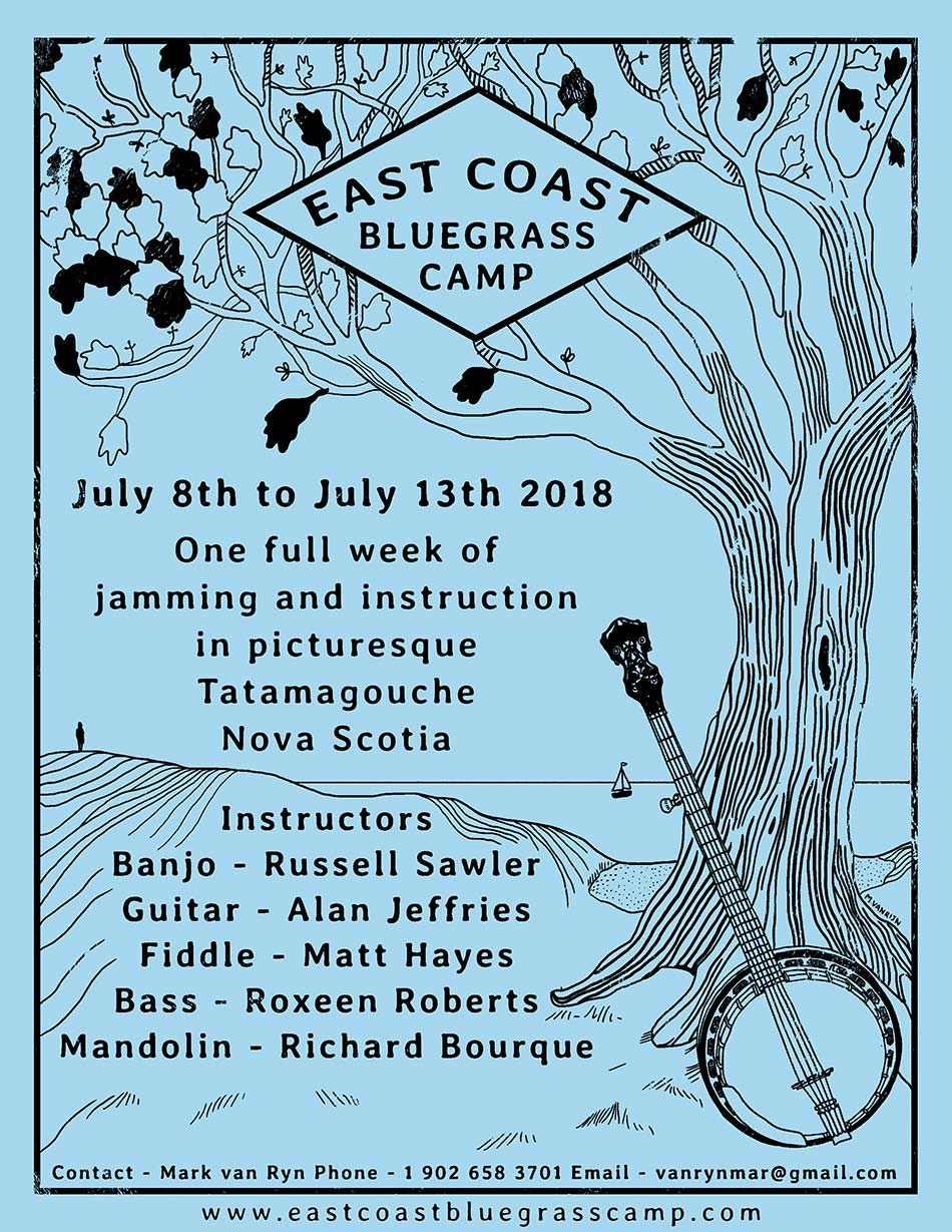 East Coast Bluegrass Camp Flyer