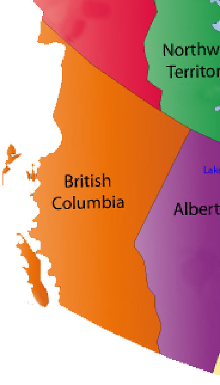 Photo of the West Coast regional map